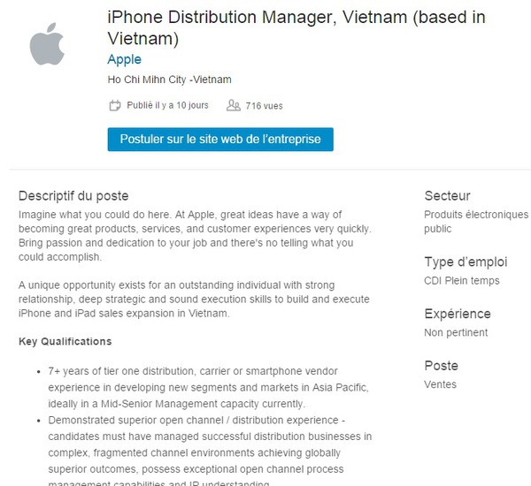 Th&ecirc;m một dấu hiệu cho thấy Apple sắp tự b&aacute;n iPhone tại Việt Nam - Ảnh 1.