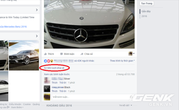 Năm 2016 rồi, đừng mắc trò lừa share Facebook trúng xe Mercedes hay iPhone 6s nữa - Ảnh 2.