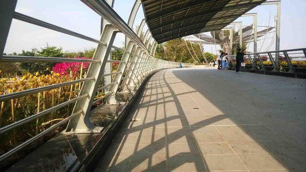 Cắt kh&oacute;a t&igrave;nh y&ecirc;u tr&ecirc;n cầu đi bộ duy nhất ở miền T&acirc;y - Ảnh 3.