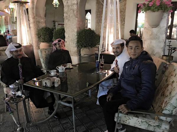 Cầu thủ U23 Việt Nam th&iacute;ch th&uacute; dạo phố Qatar - Ảnh 6.