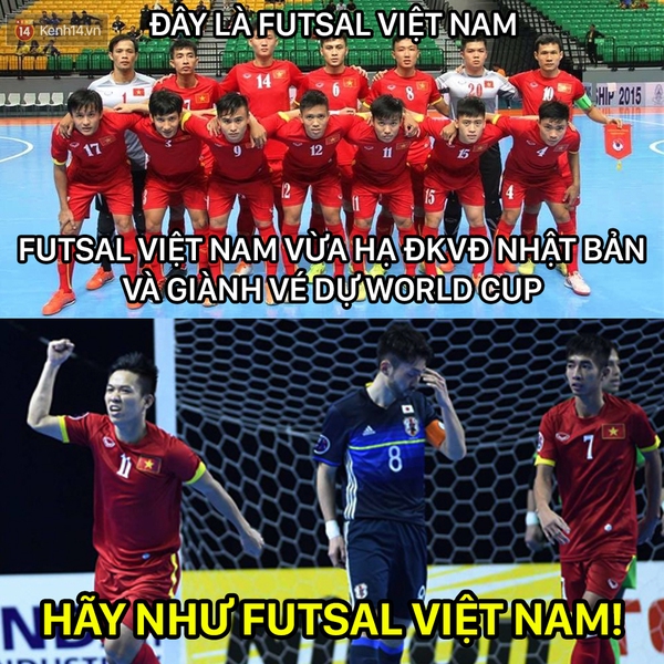 Futsal Việt Nam vừa hạ Nhật Bản để giành vé dự World Cup, hãy như Futsal Việt Nam! - Ảnh 1.