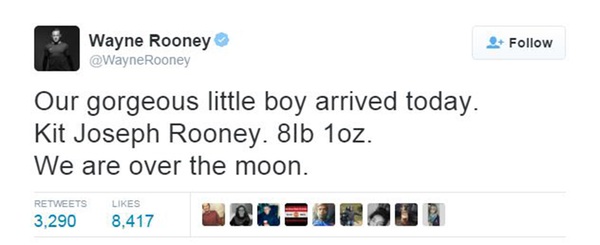 Nhà Rooney đón thêm quý tử thứ ba - Ảnh 2.