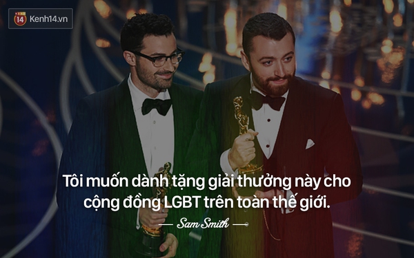 Sam Smith dành tặng giải Oscar cho cộng đồng LGBT toàn thế giới - Ảnh 1.