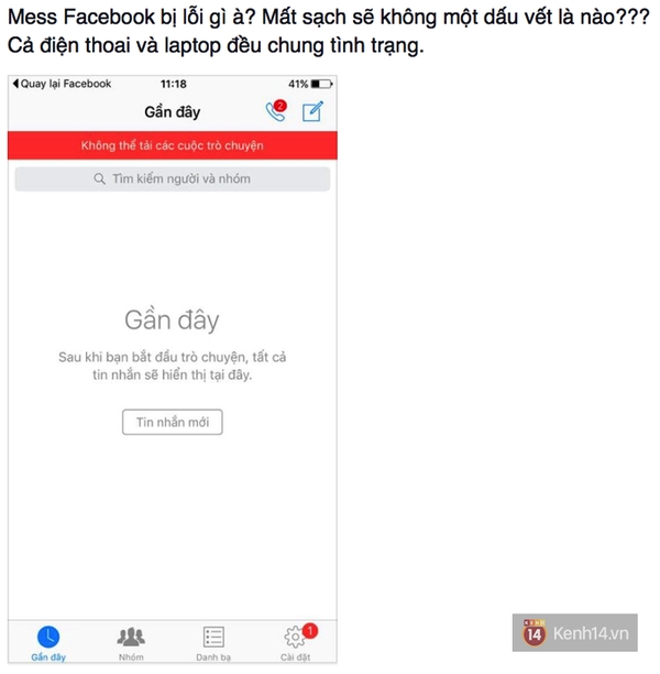 Facebook Messenger vừa sập, bạn có bị không? - Ảnh 3.