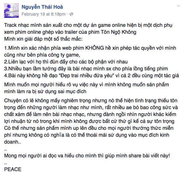 Chủ nhân hit Đẹp Trai Thì Mới Có Nhiều Đứa Yêu bức xúc vì  bị xâm phạm bản quyền - Ảnh 4.