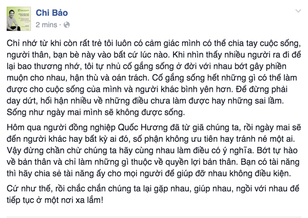 Loạt sao Việt tiếc thương nhà quay phim Quốc Hương ra đi vì tai nạn máy bay - Ảnh 7.