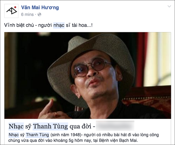 Sao Việt đau lòng, thương nhớ trước sự ra đi của nhạc sĩ Thanh Tùng - Ảnh 5.