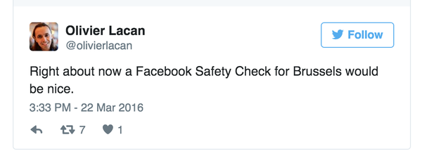 Thế giới phẫn nộ khi Facebook không bật chế độ Safety Check trong vụ nổ bom thủ đô Bỉ - Ảnh 3.
