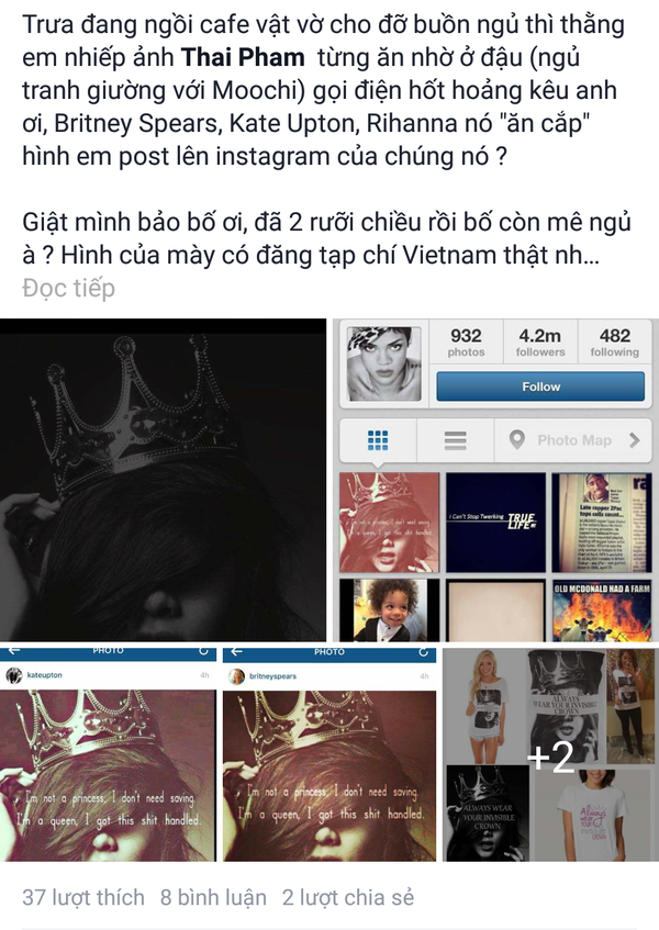 Bức ảnh n&agrave;y của nhiếp ảnh người Việt được Britney Spears, Rihanna... thi nhau d&ugrave;ng ch&ugrave;a - Ảnh 1.