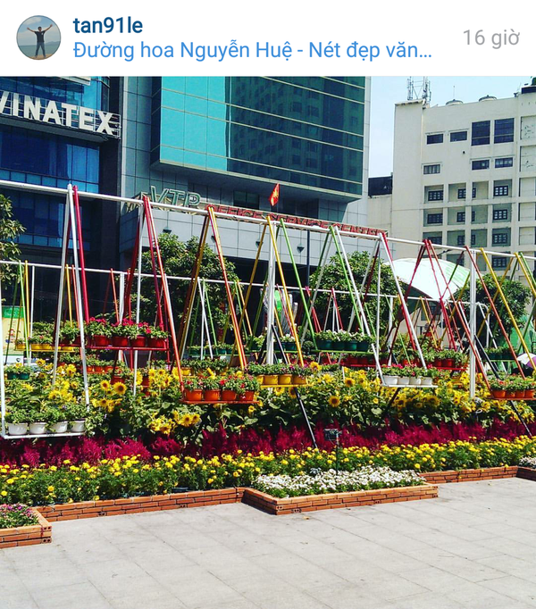 Instagram ngập tr&agrave;n hoa v&igrave; bạn trẻ h&agrave;o hứng check-in phố đi bộ - Ảnh 9.