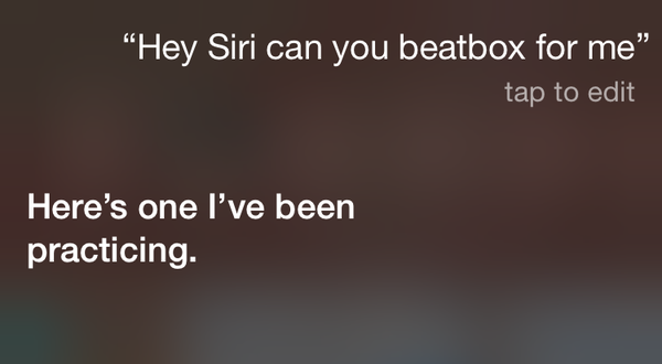 Xem cô nàng trợ lí ảo Siri thể hiện khả năng bắn beatbox - Ảnh 1.