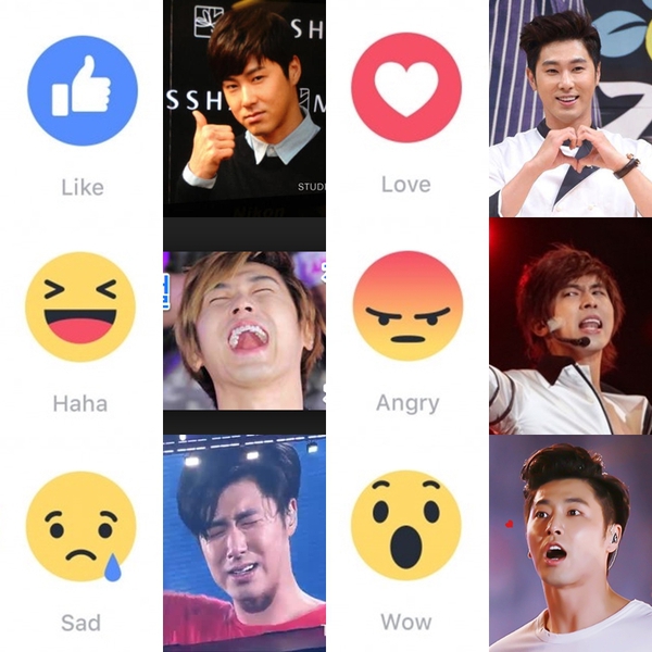 Những biểu cảm giống hệt biểu tượng cảm x&uacute;c facebook mới của loạt sao hot nhất Hoa - H&agrave;n - Ảnh 7.