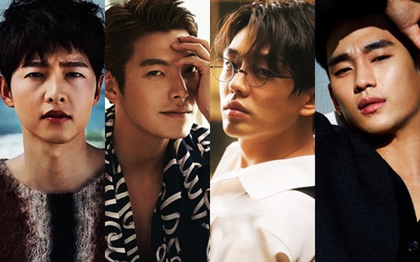 Liệt kê 3 diễn viên nam Hàn Quốc khác ngoài Lee Joon Gi, Song Joong Ki và Gong Yoo có mắt 1 mí.
