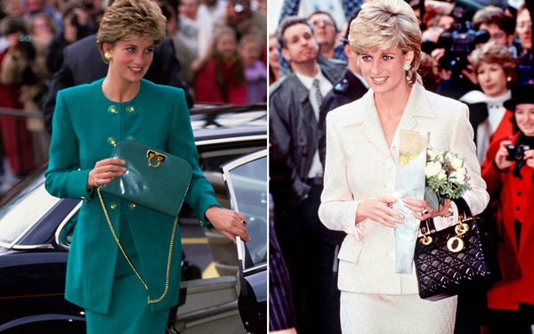 Princess Diana and her lady dior bag