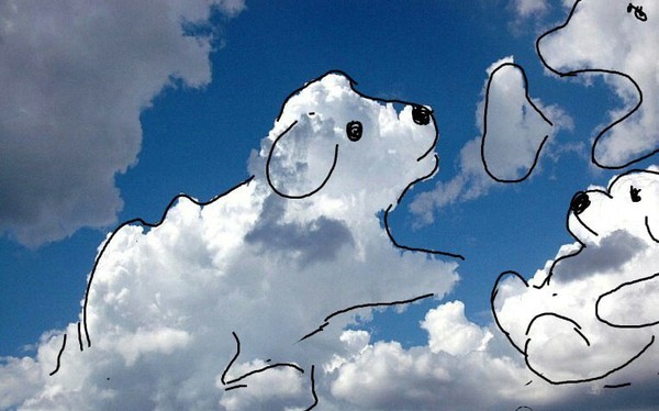 Tay Dễ Thương Vẽ Hoa Văn Liền Mạch Với Những Đám Mây Nền Tảng Cho Trẻ Em  Với Những Đám Mây Mỉm Cười Hình minh họa Sẵn có  Tải xuống Hình