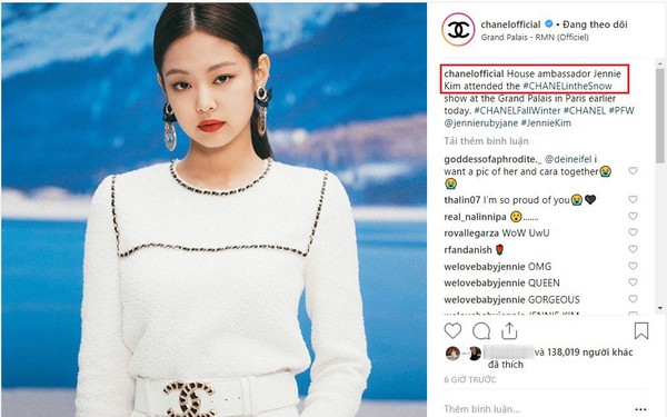 Cập nhật hơn 67 về jennie chanel instagram mới nhất