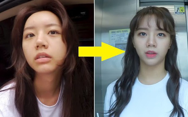 Cứ phải nhìn mặt mộc của Hyeri mới biết makeup có sức mạnh khủng khiếp thế  nào