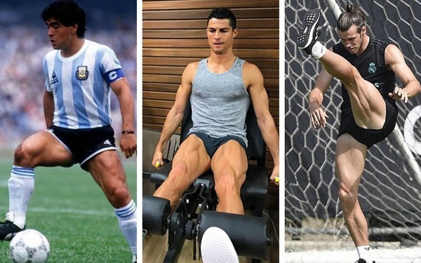 Những siêu sao có cặp đùi gây choáng nhất làng bóng đá: Ronaldo sở hữu đôi  chân cực khủng với đầy những múi cơ nhưng vẫn phải xếp sau một người