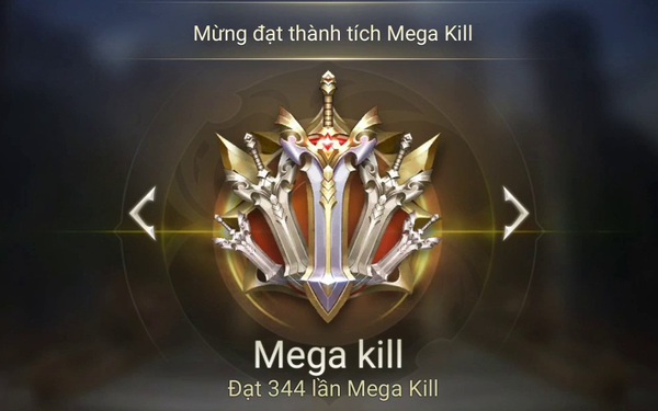 4. Trong danh sách các thuật ngữ kill trong Liên Quân, Mega Kill có vị trí như thế nào?