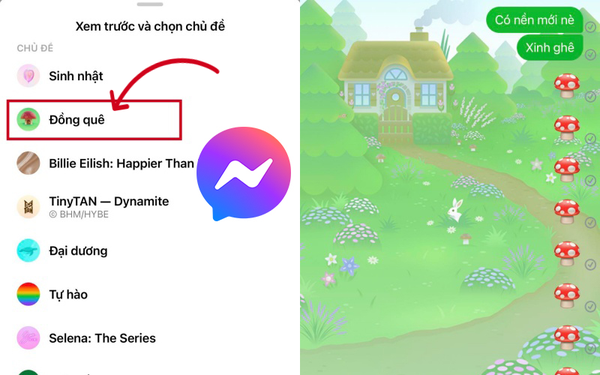 Messenger Vừa Update Thêm Theme Mới Siêu Xinh Khiến Cộng Đồng Mạng 