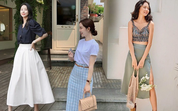 Chân váy len dài dệt kim  sakurafashionvn