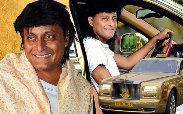 Onlookers cannot believe their eyes seeing this Indian millionaire using  his gold Rolls Royce Phantom as a Taxi  The shiny 13 million car  instantly attracts crowds and makes fancy Lamborghinis look