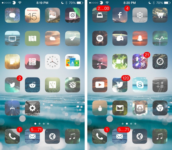 Tổng hợp 20 Theme đẹp vừa ra mắt cho iOS 9