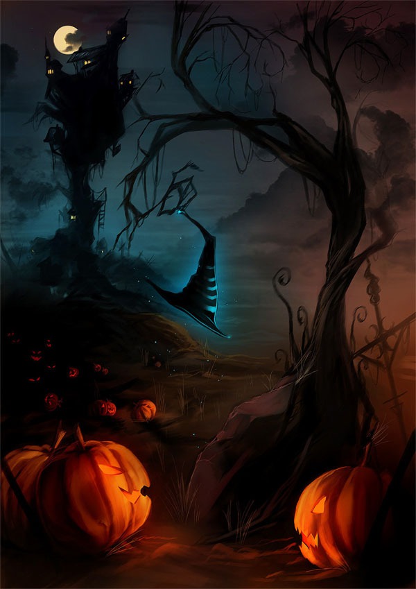 HÌnh ảnh hình nền Halloween đẹp nhất dễ thương ảnh Halloween kinh dị   VFOVN