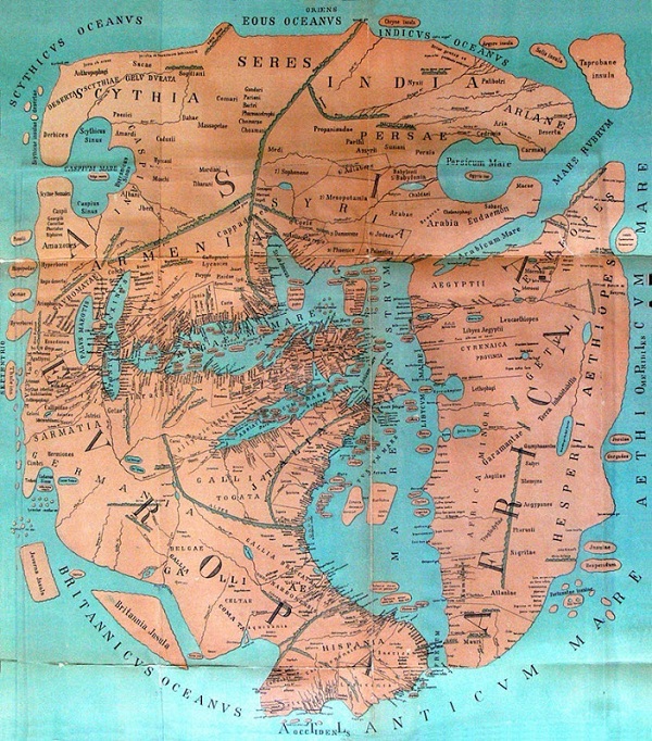 bản đồ thế giới cổ đại