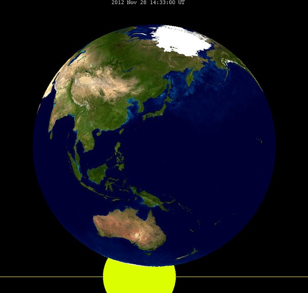 Nguyệt thực nửa tối ở Việt Nam vào ngày 28/11 2