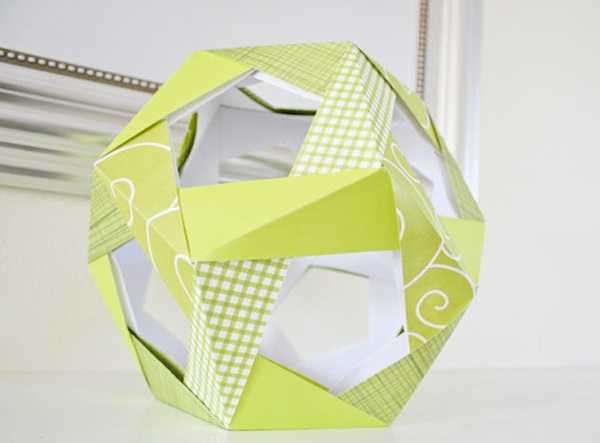 ORIGAMI, gấp giấy origami, cách gấp quả cầu origami đơn giản