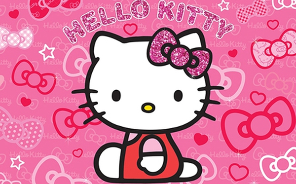Tô màu Vẽ Hello Kitty Đơn Giản  Trang Tô Màu Cho Bé