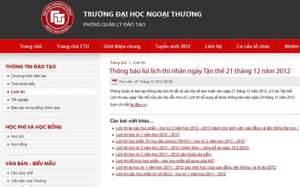 SV nhiều trường ĐH bất ngờ với thời khóa biểu ngày tận thế 3