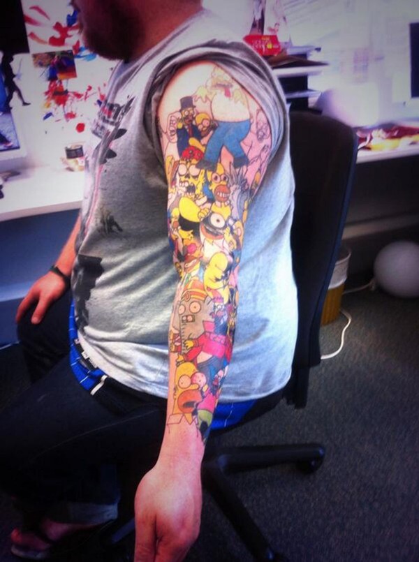 Tattoo Bart Simpson | TikTok