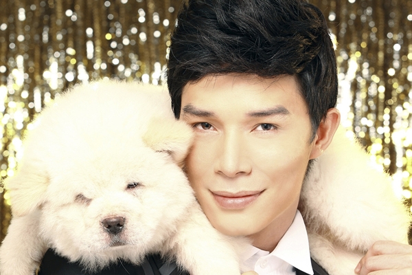 Nathan Lee chụp bìa single với cún cưng 1