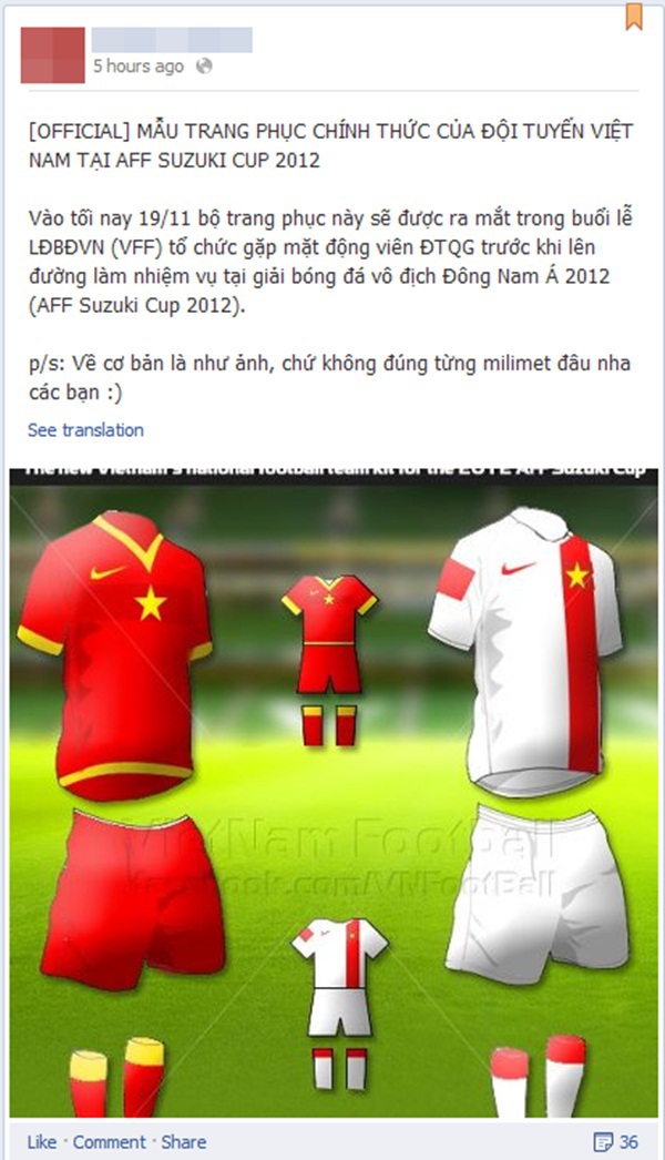 Rò rỉ hình ảnh áo đấu mới của Việt Nam tại AFF Cup  1