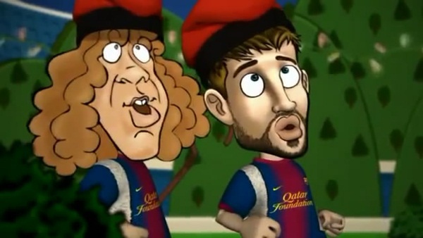 "Ông già Noel" Messi say sưa phát quà cho mọi người 1
