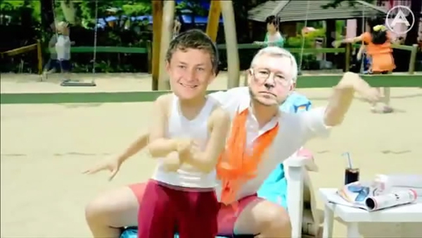 Chết cười với clip Sir Alex nhảy Gangnam Style 2