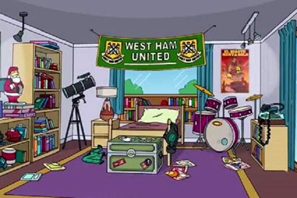 CLB giải Ngoại hạng bỗng nhiên xuất hiện trong "Gia đình Simpsons" 1