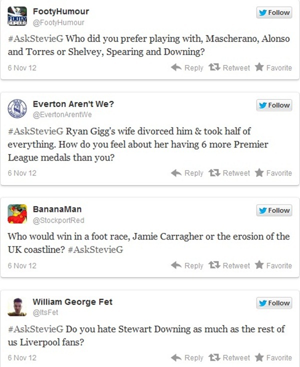 Gerrard bị các anti-fan "đánh hội đồng" trên Twitter 3