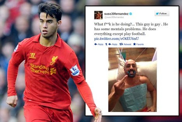 Sao trẻ Liverpool nhận án phạt vì "vạ miệng" trên Twitter 1