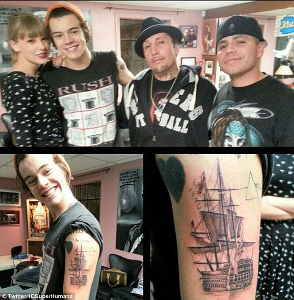 Harry Styles đi xăm mình cùng Taylor Swift 3