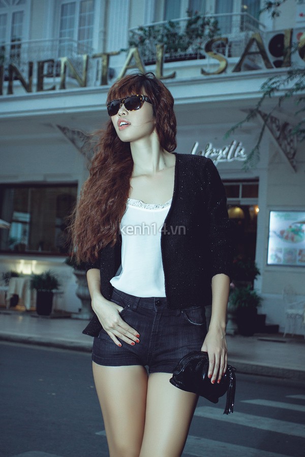 Hà Anh cùng xtyle giao điểm ngày và đêm 8