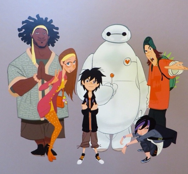 ngắm BIG HERO 6 theo phong cách chibi siêu cute