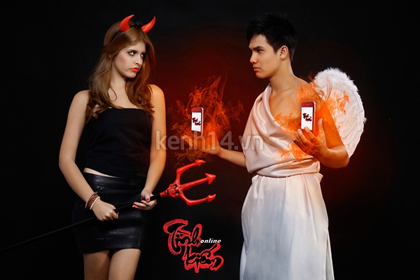 Andrea Baggio h&oacute;a Thi&ecirc;n thần &ndash; &Aacute;c quỷ nh&acirc;n dịp Halloween   2