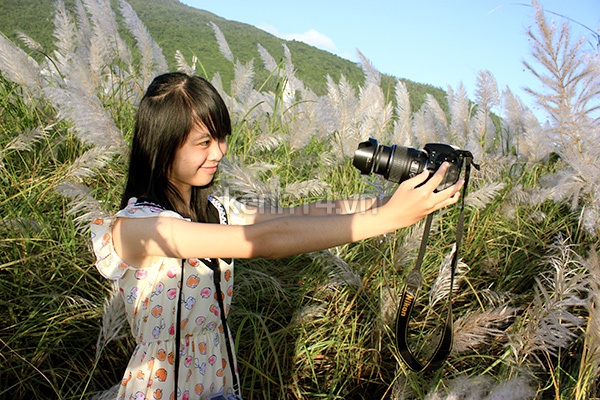 Giới trẻ Đà Nẵng mê tít chụp hình với hoa cỏ lau 9