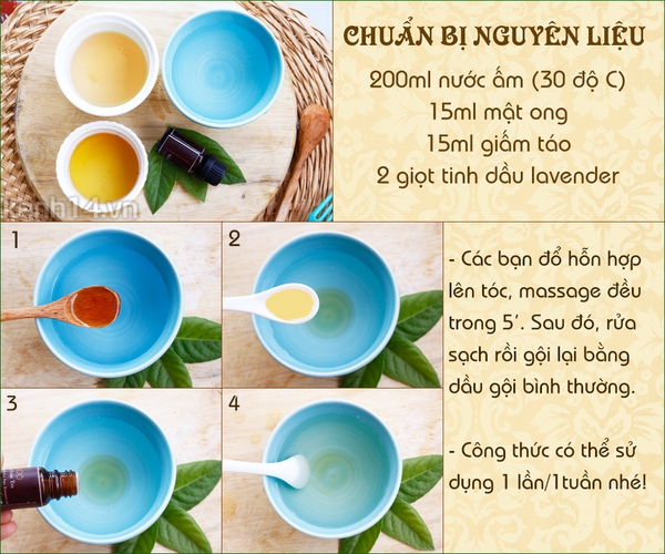 Dầu gội hand-made dành riêng cho mái tóc mùa đông 1