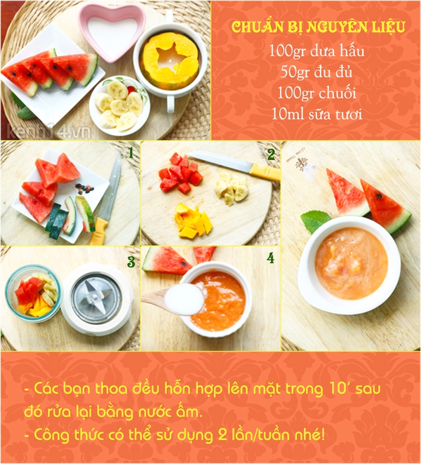 Kết bạn với dưa hấu để tống khứ da kh&ocirc; 1