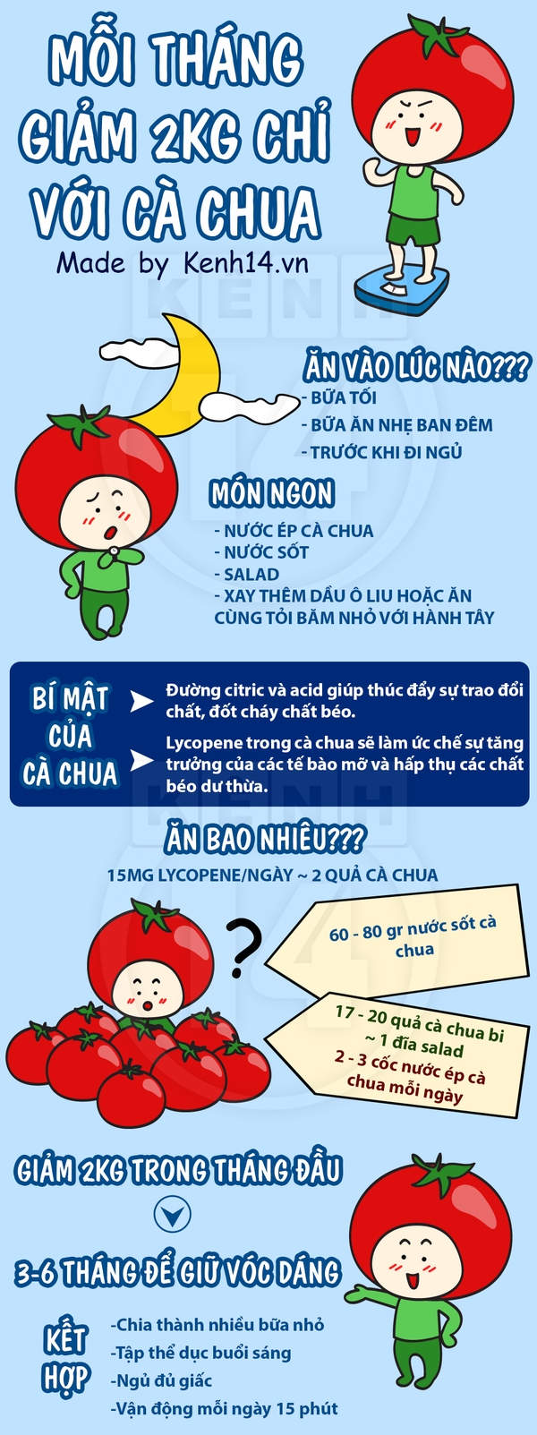 Bí quyết cho công cuộc giảm cân với cà chua 1