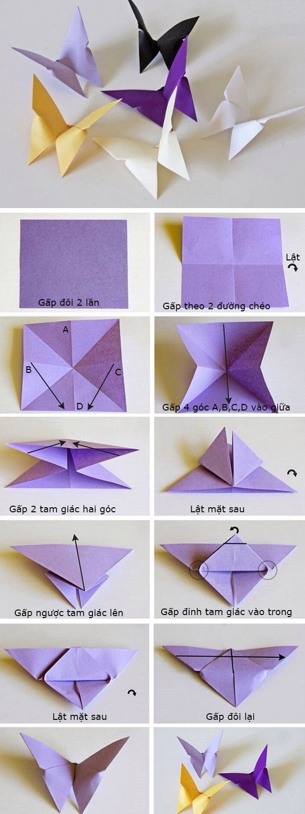 101 các cách gấp origami “chống chán” trong giờ học